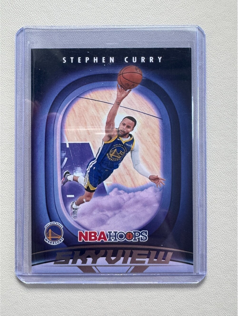 2023 - 2024 Panini Stephen Curry Insert #10 NBA Hoops Skyview Golden State Warri
